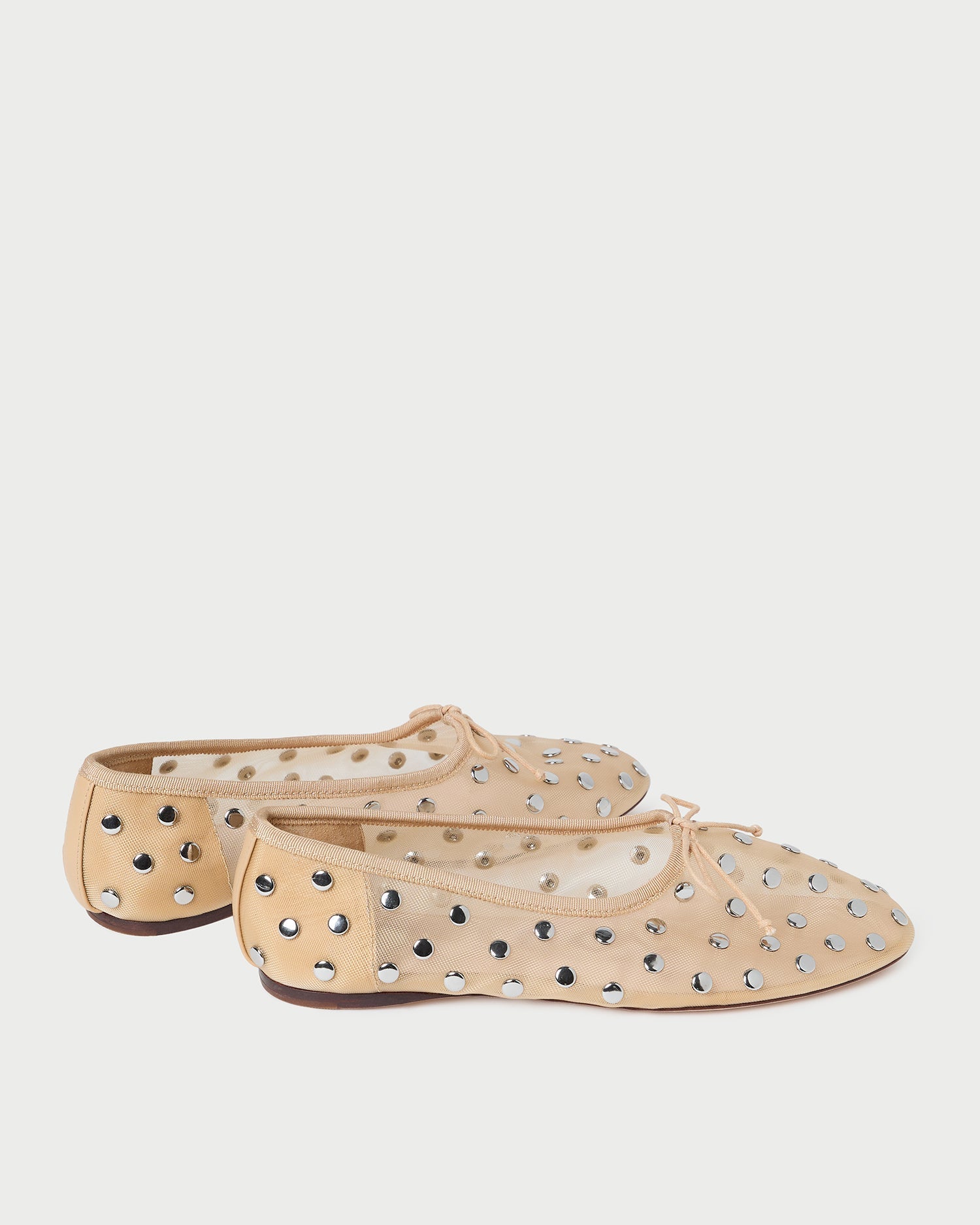Loeffler Randall Women / Landon Caramel/Silver Mesh Ballet Flat