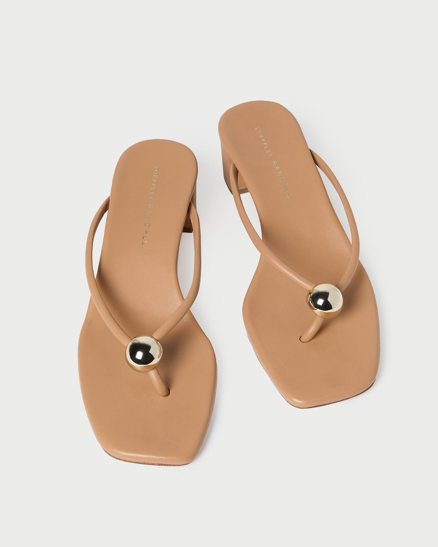 Loeffler Randall Women / Odessa Dune Leather Heeled Sandal
