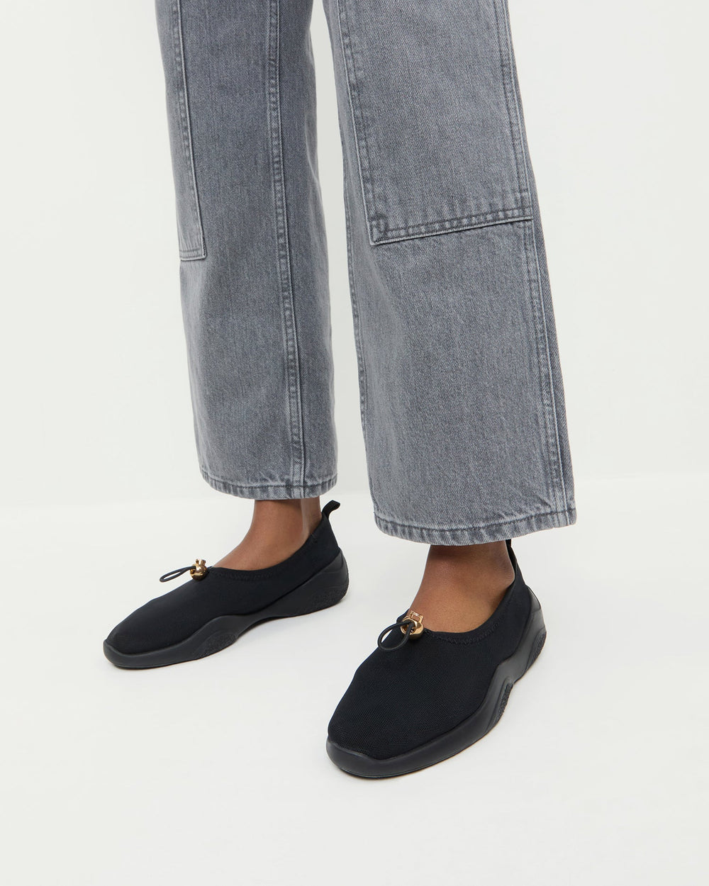 Loeffler Randall Women / Raina Black Mesh Flat