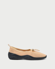 Loeffler Randall Women / Raina Caramel/Black Mesh Flat