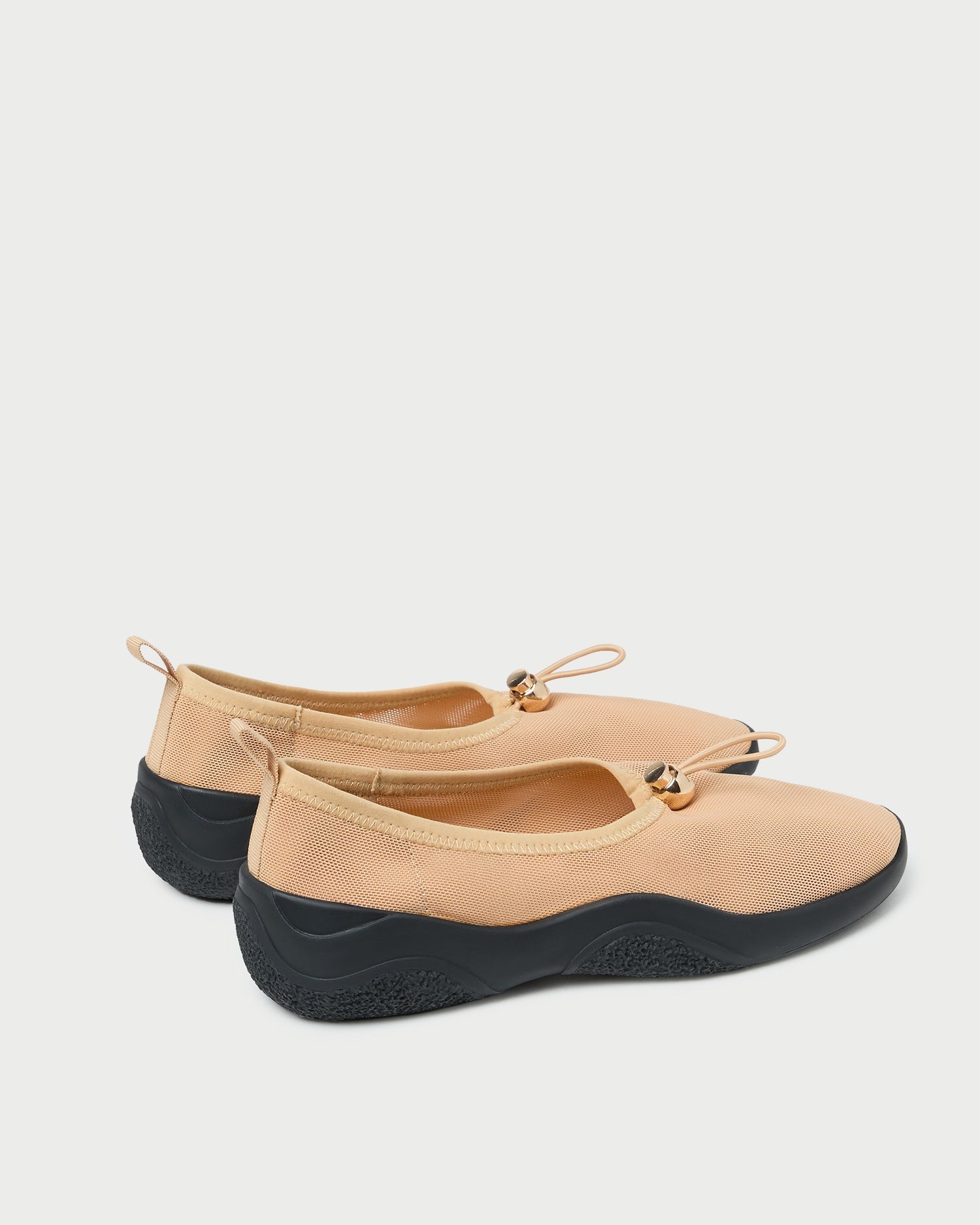Loeffler Randall Women / Raina Caramel/Black Mesh Flat