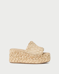 Loeffler Randall Women / Aaron Natural Braided Straw Mule