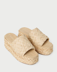 Loeffler Randall Women / Aaron Natural Braided Straw Mule