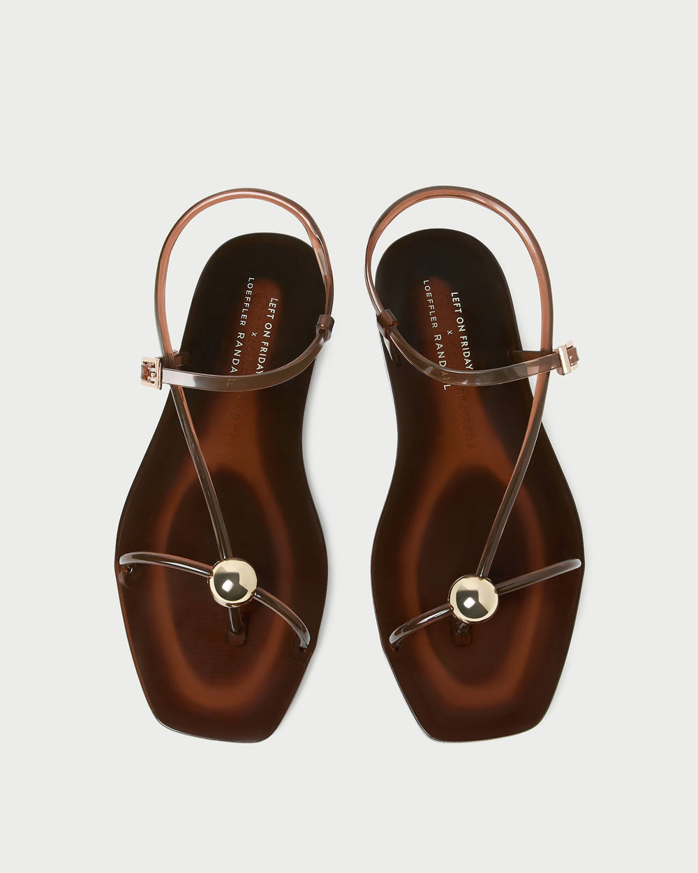 Loeffler Randall Women / Dana Brown Strappy Jelly Sandal