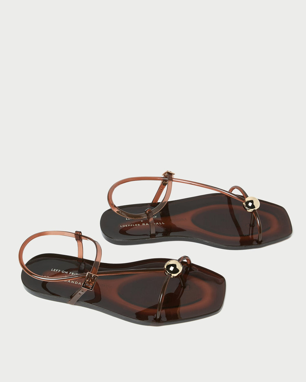 Loeffler Randall Women / Dana Brown Strappy Jelly Sandal