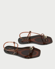 Loeffler Randall Women / Dana Brown Strappy Jelly Sandal