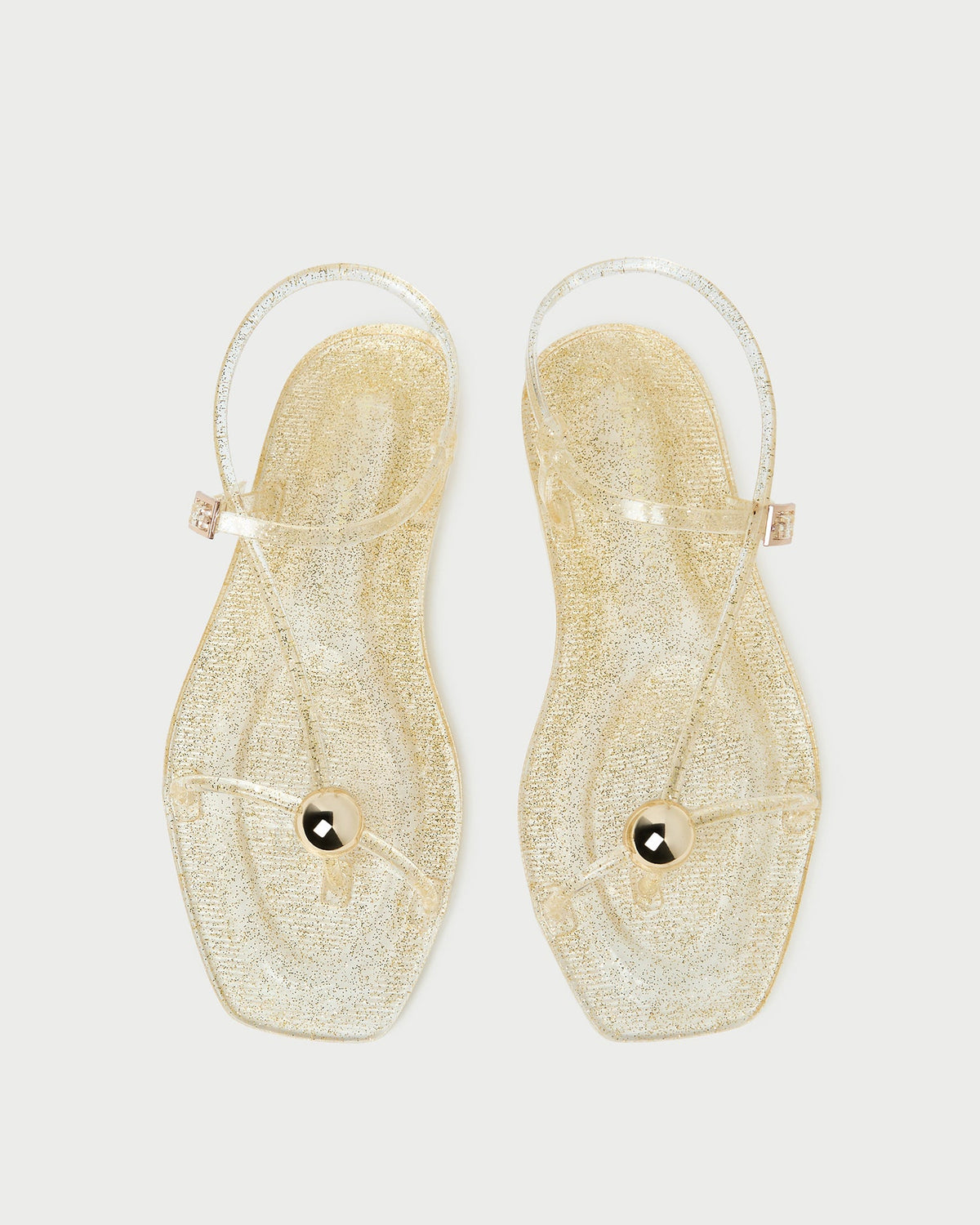 Loeffler Randall Women / Dana Champagne Strappy Jelly Sandal