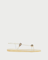 Loeffler Randall Women / Dana Champagne Strappy Jelly Sandal