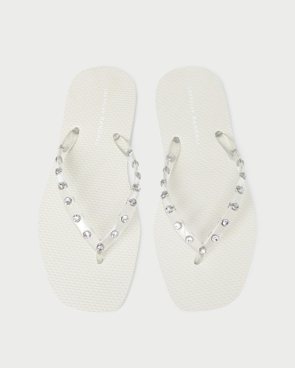 Loeffler Randall Women / Taryn Cream Jelly Flip Flop