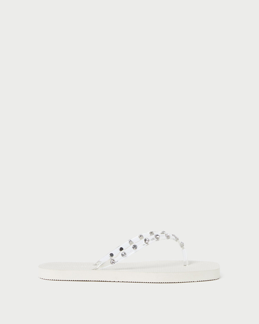 Loeffler Randall Women / Taryn Cream Jelly Flip Flop