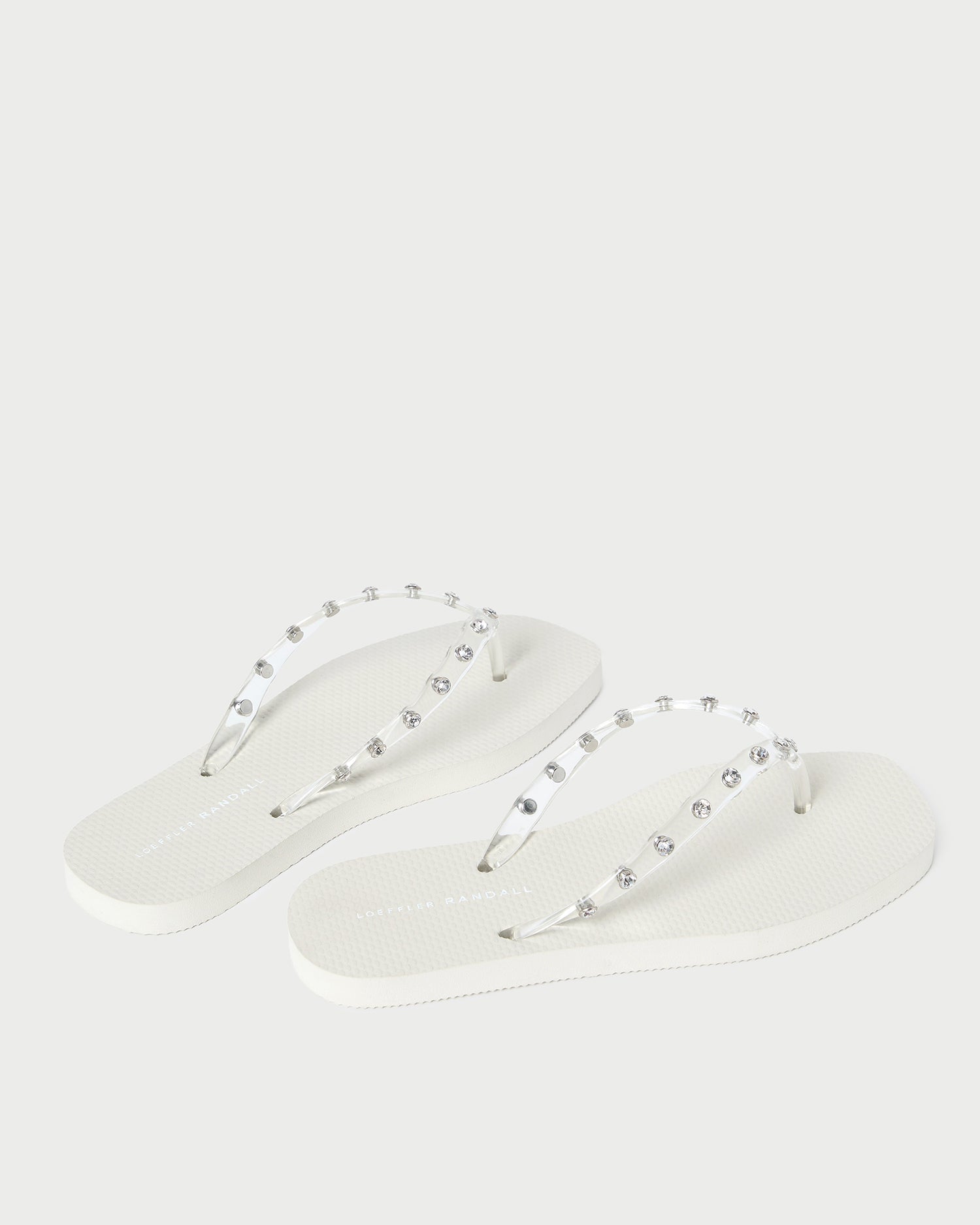 Loeffler Randall Women / Taryn Cream Jelly Flip Flop