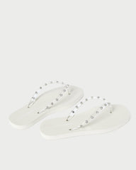 Loeffler Randall Women / Taryn Cream Jelly Flip Flop