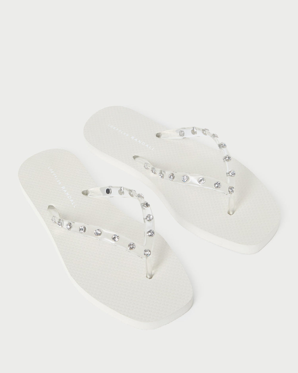 Loeffler Randall Women / Taryn Cream Jelly Flip Flop
