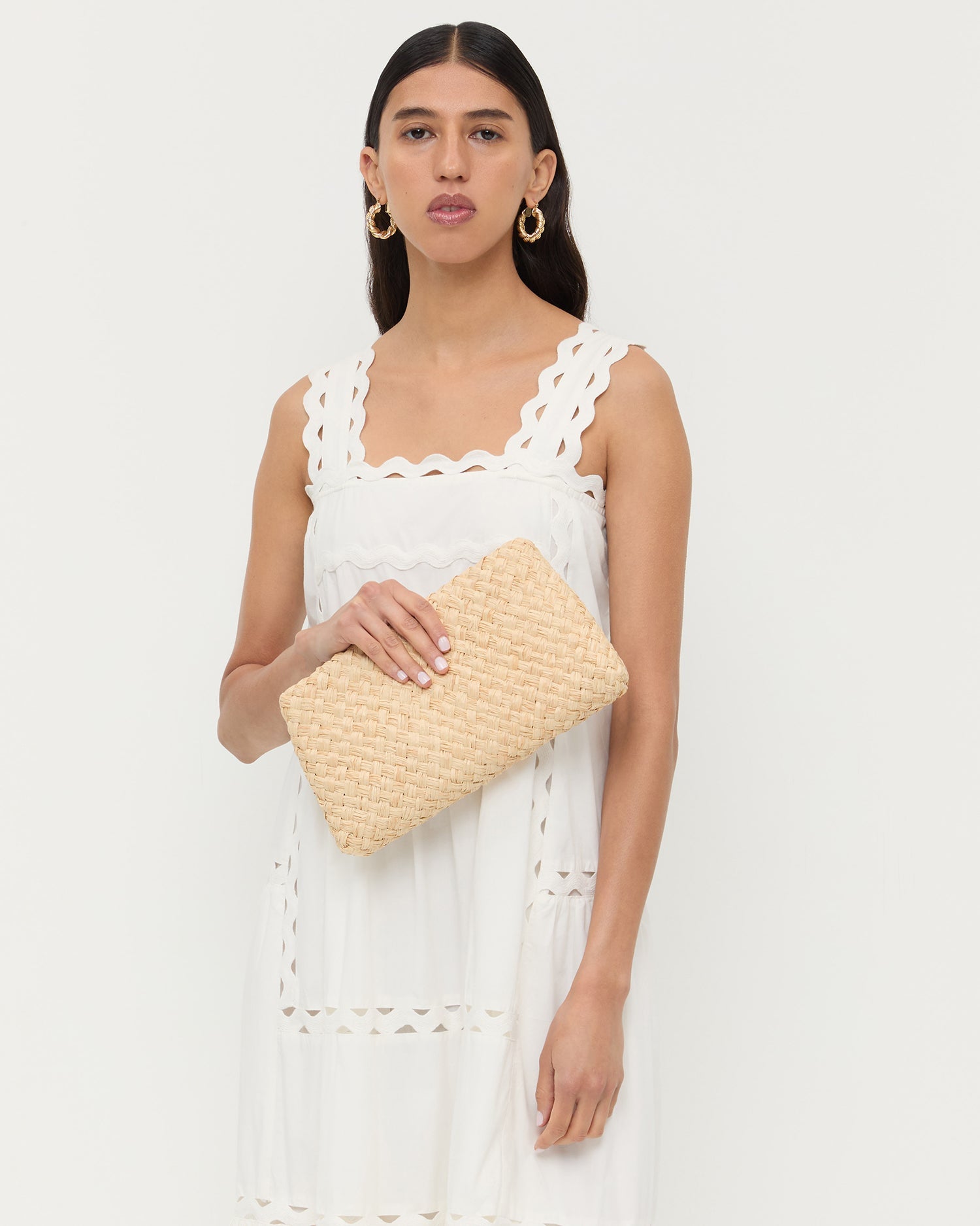 Loeffler Randall Women / Aviva Natural Woven Straw Bag