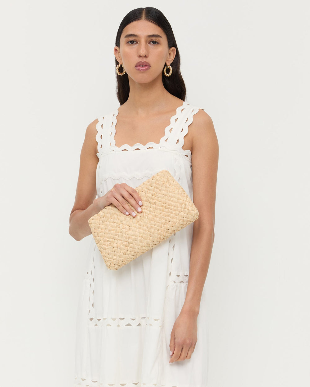 Loeffler Randall Women / Aviva Natural Woven Straw Bag