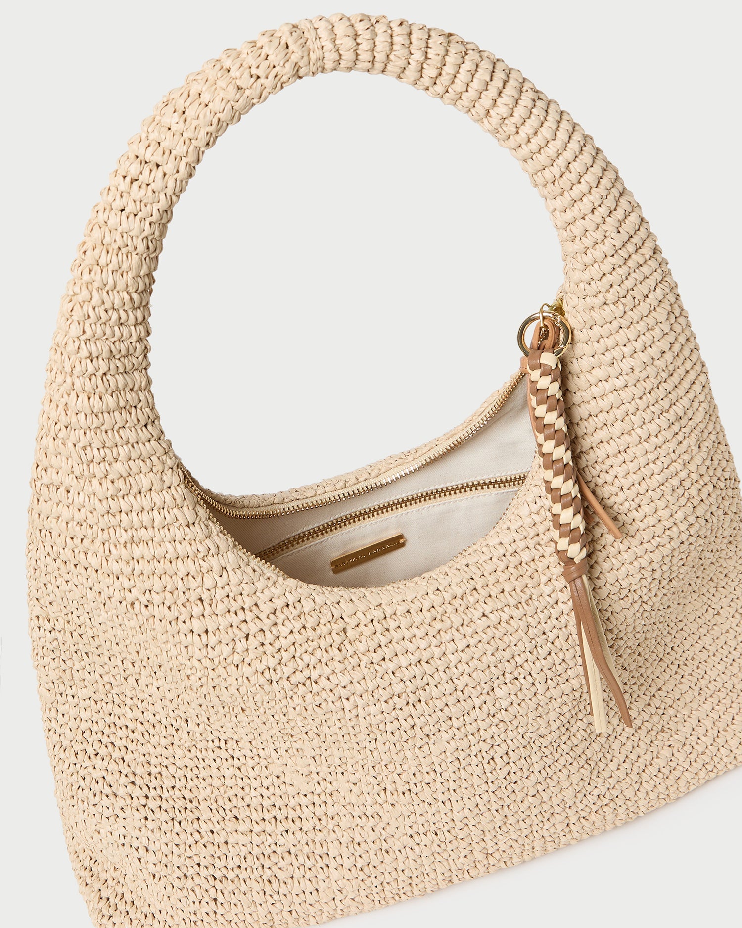 Loeffler Randall Women / Willow Natural Woven Hobo Bag