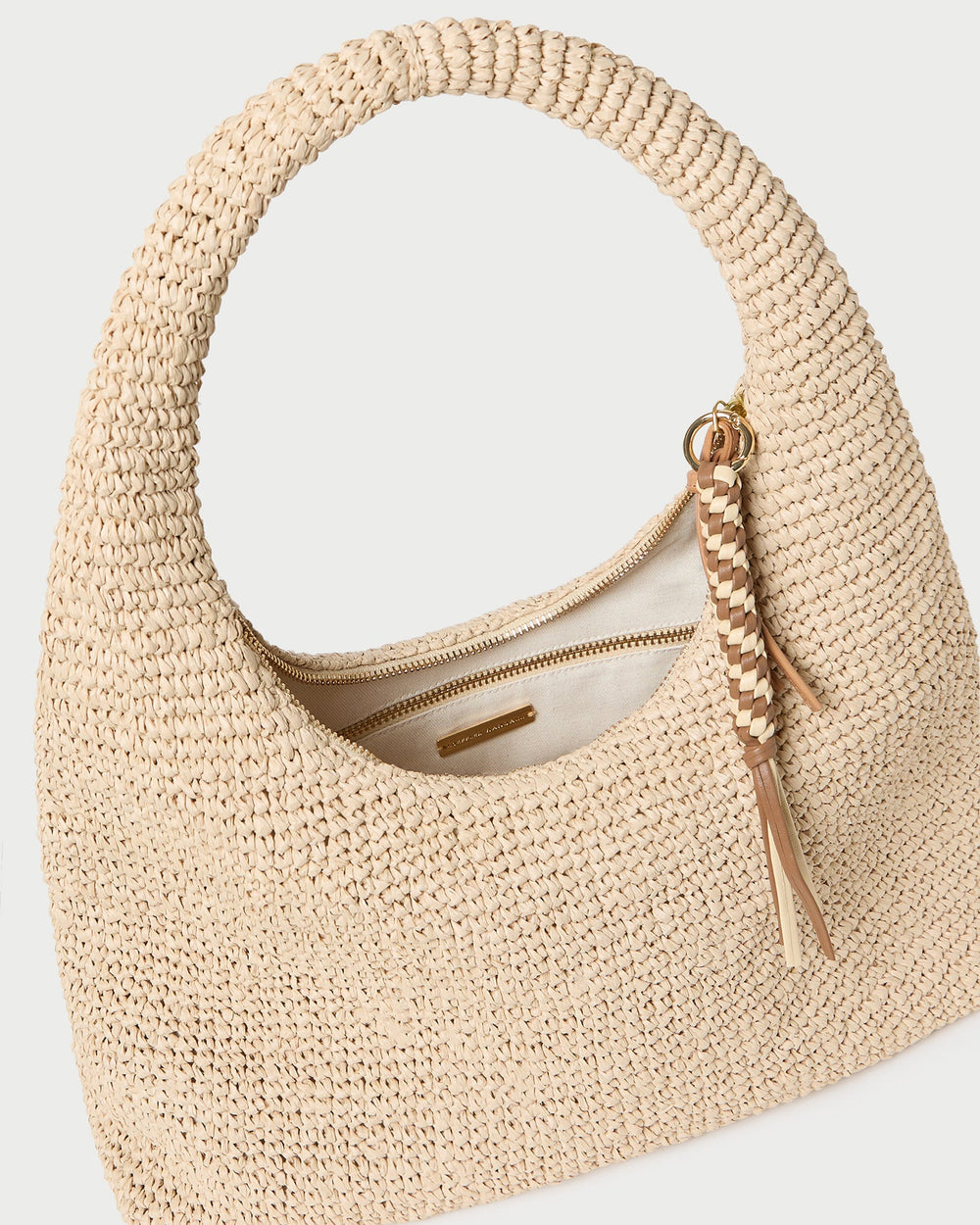 Loeffler Randall Women / Willow Natural Woven Hobo Bag