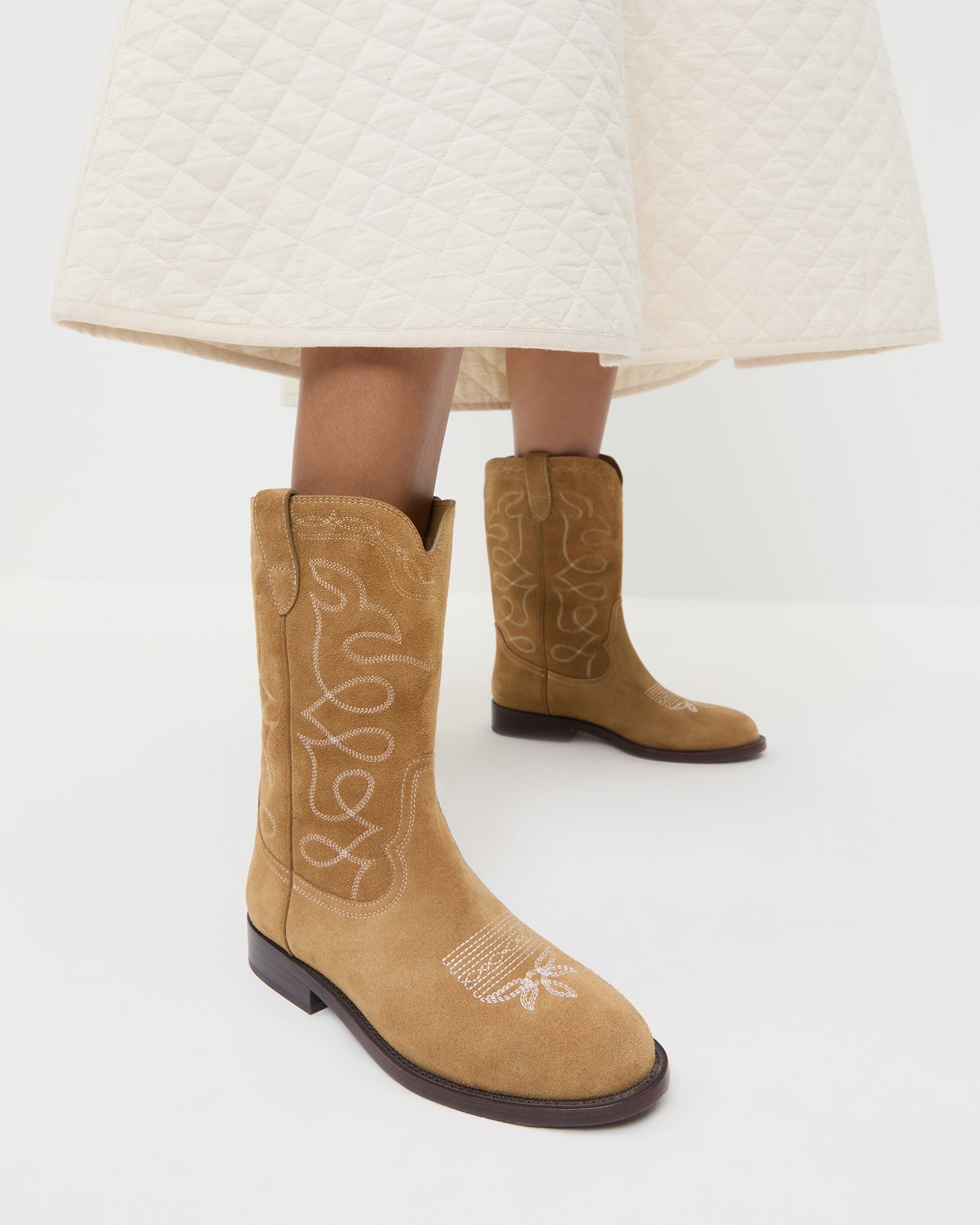 Loeffler Randall Women / Jett Sand Suede Calf Boot