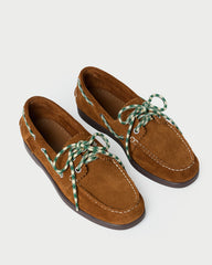 Loeffler Randall Women / Franco Cacao Suede Boat Shoe