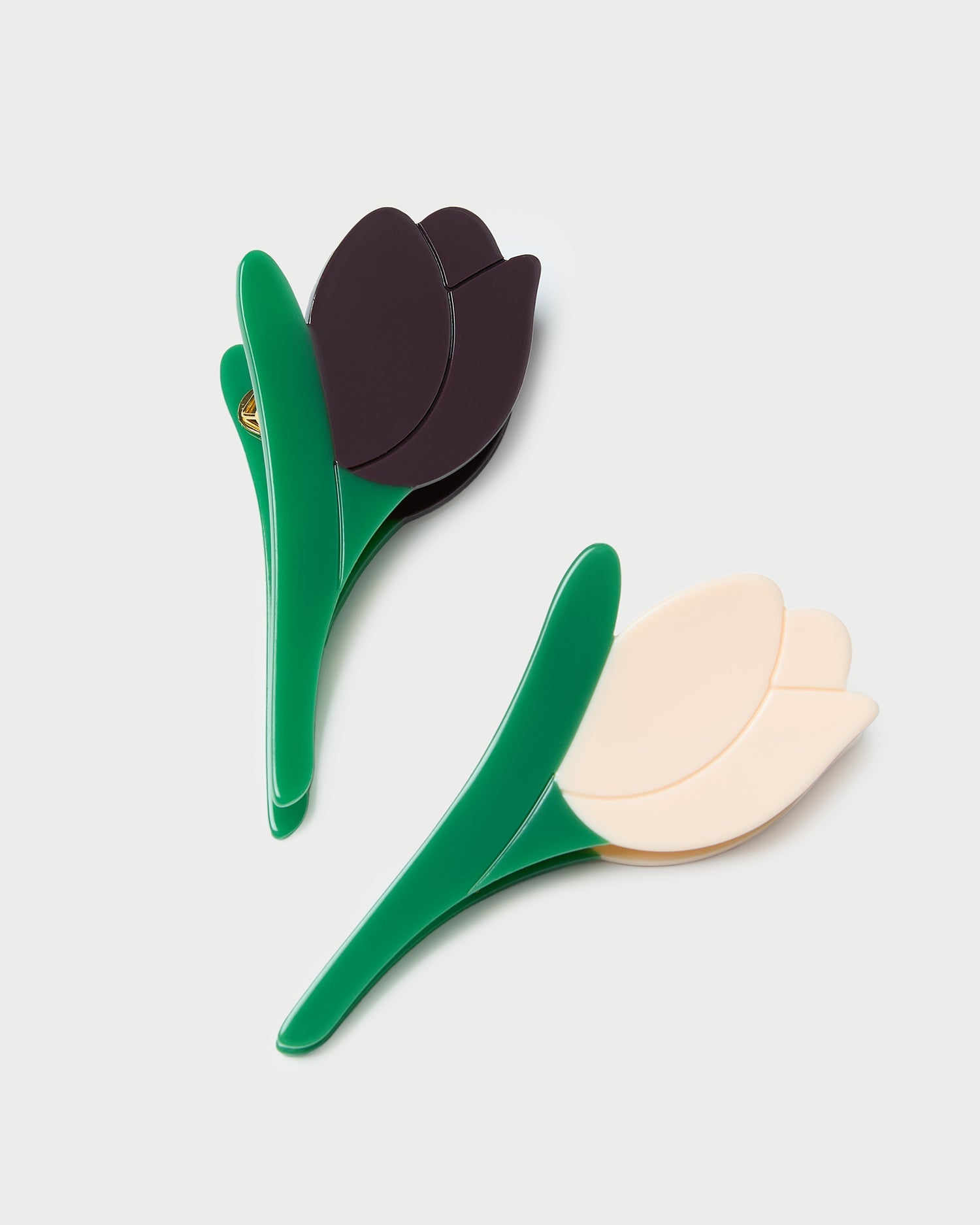 Loeffler Randall Women / Juniper Maroon/Butter Tulip Clip Set