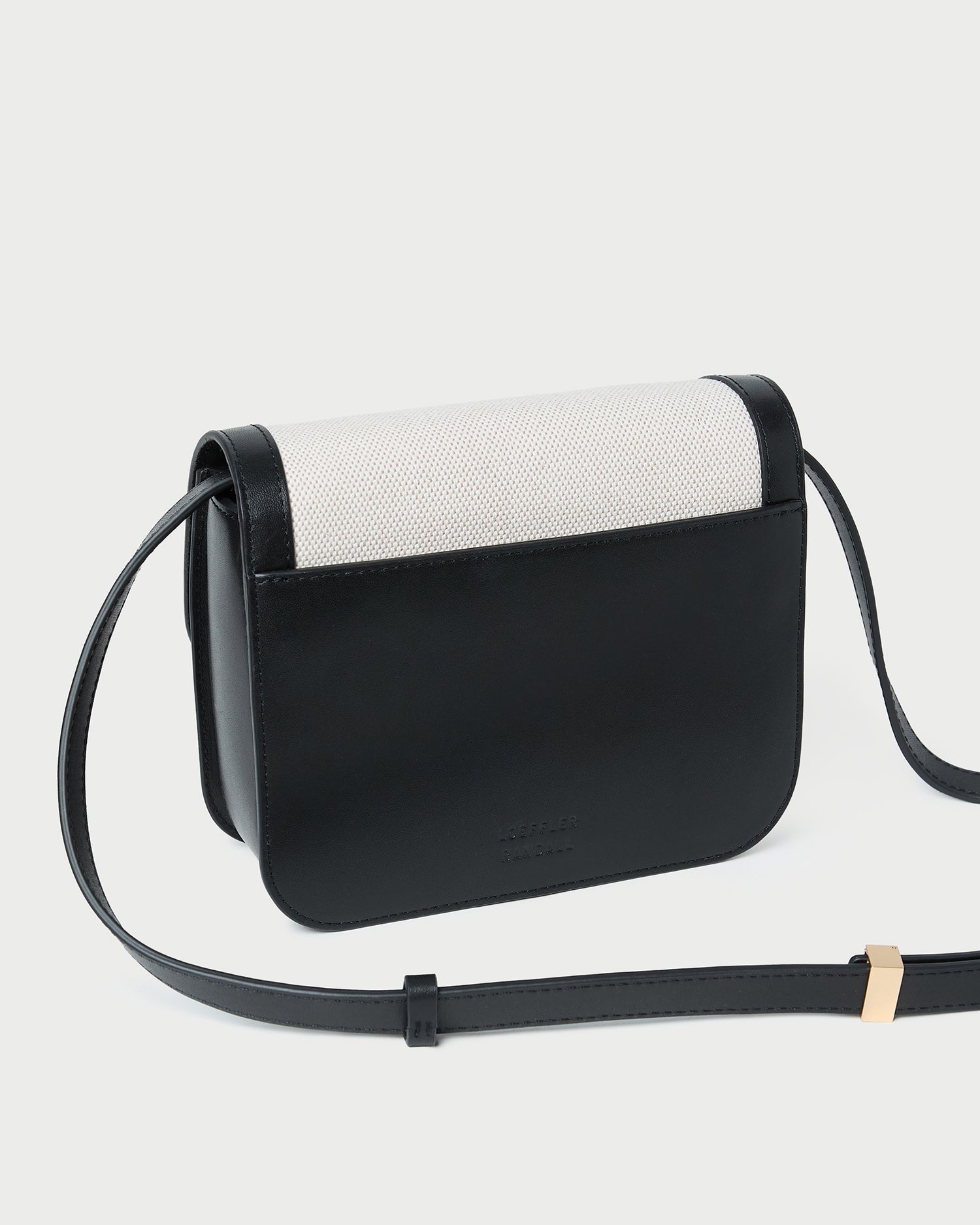 Loeffler Randall Women / Desi Black/Natural Canvas Crossbody
