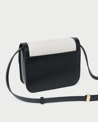 Loeffler Randall Women / Desi Black/Natural Canvas Crossbody