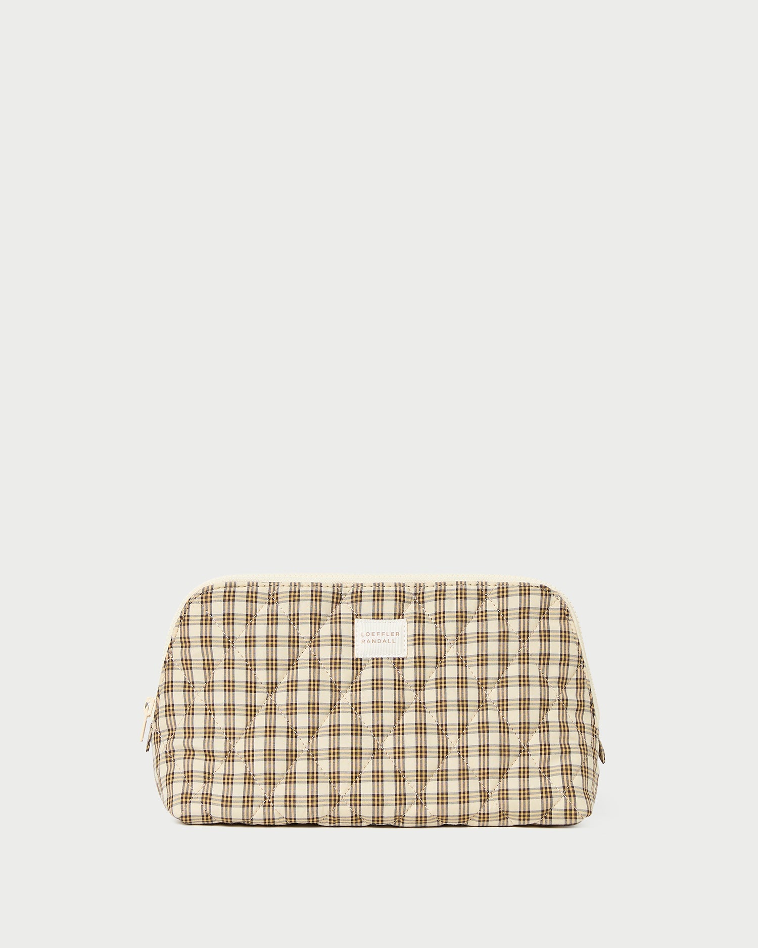 Loeffler Randall Women / Frances Butter Plaid Cosmetic Pouch