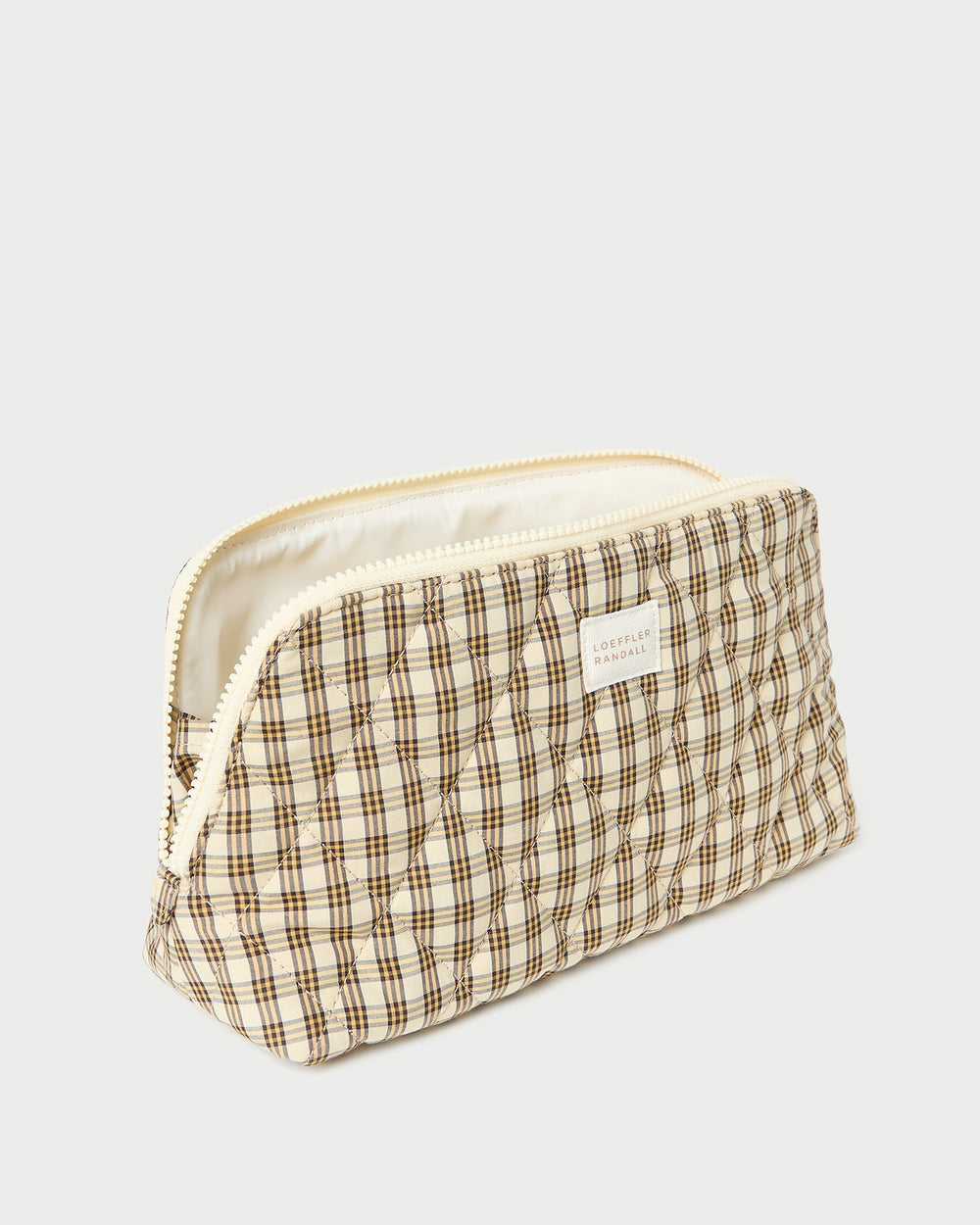 Loeffler Randall Women / Frances Butter Plaid Cosmetic Pouch