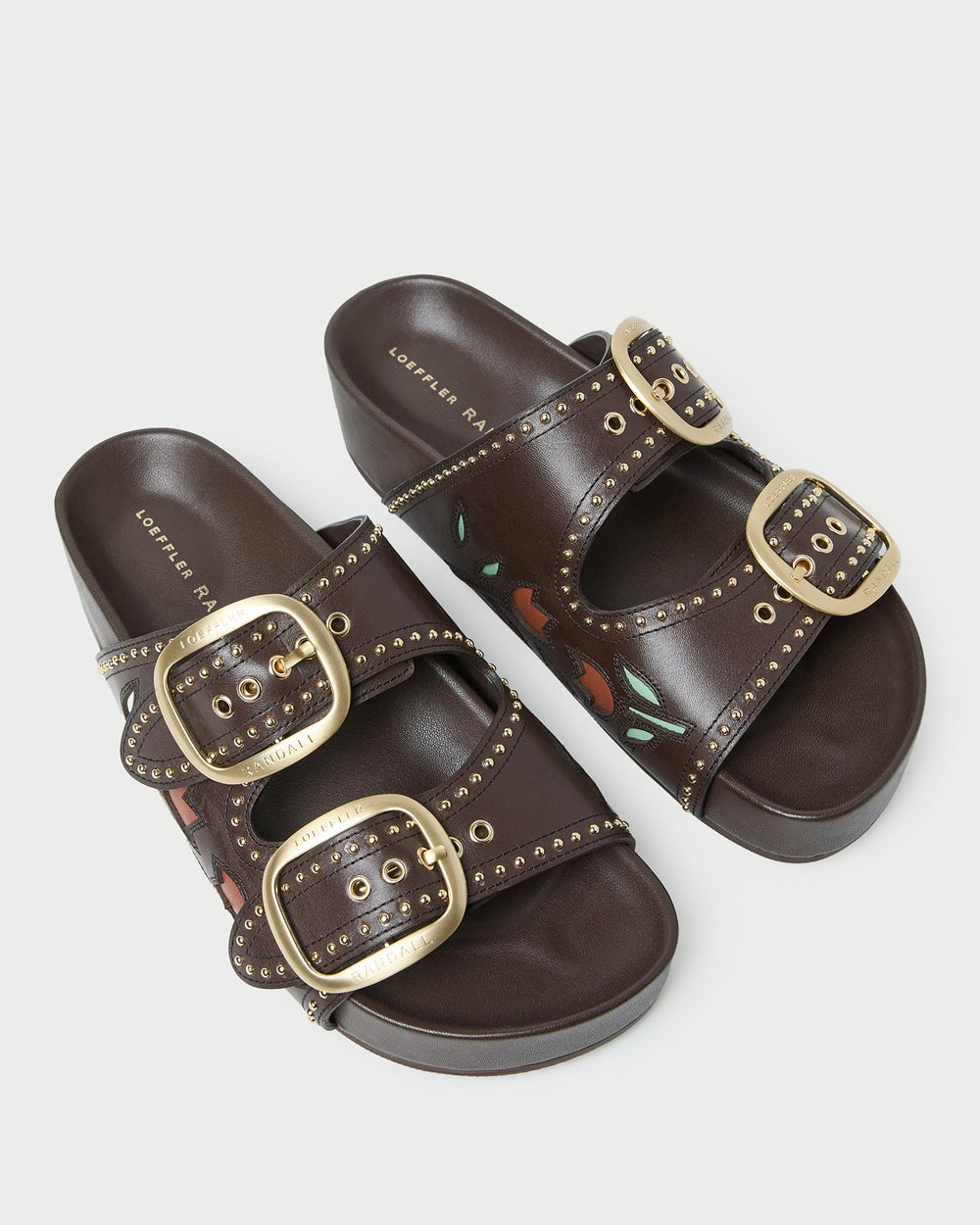 Loeffler Randall Women / Eve Brown Tulip Two-Band Sandal