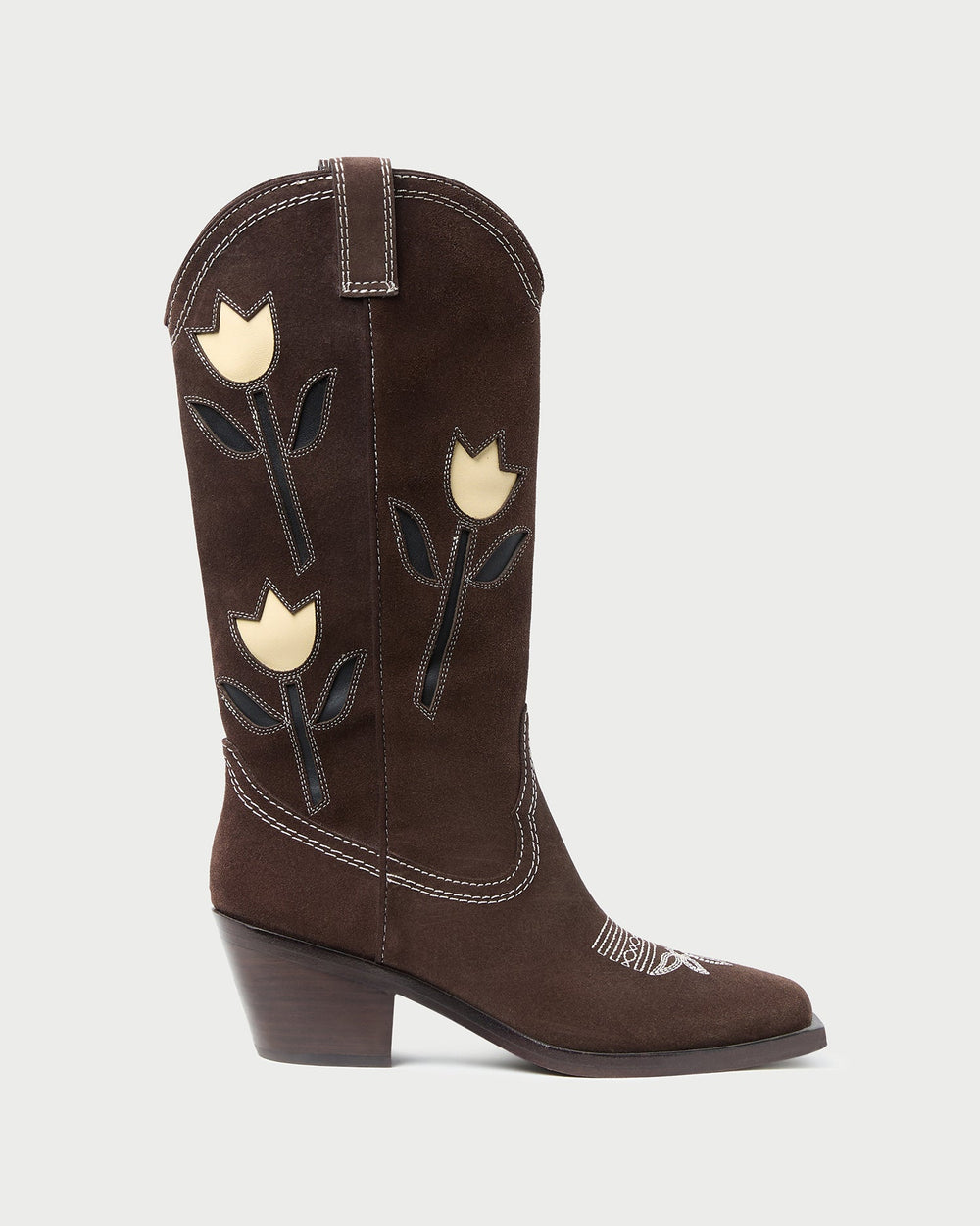 Loeffler Randall Women / Wilder Brown Suede Tulip Boot