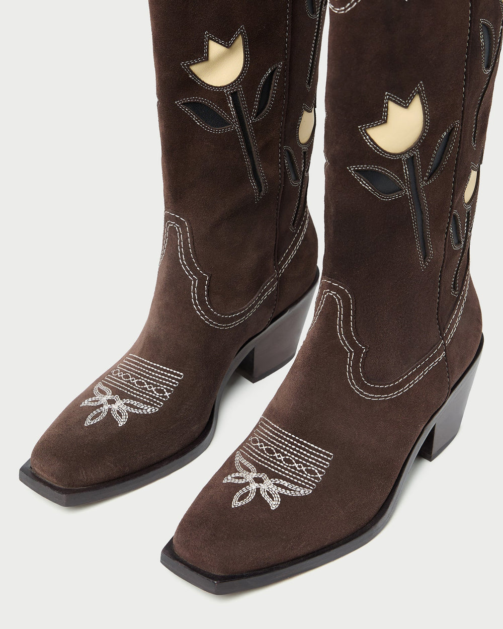 Loeffler Randall Women / Wilder Brown Suede Tulip Boot
