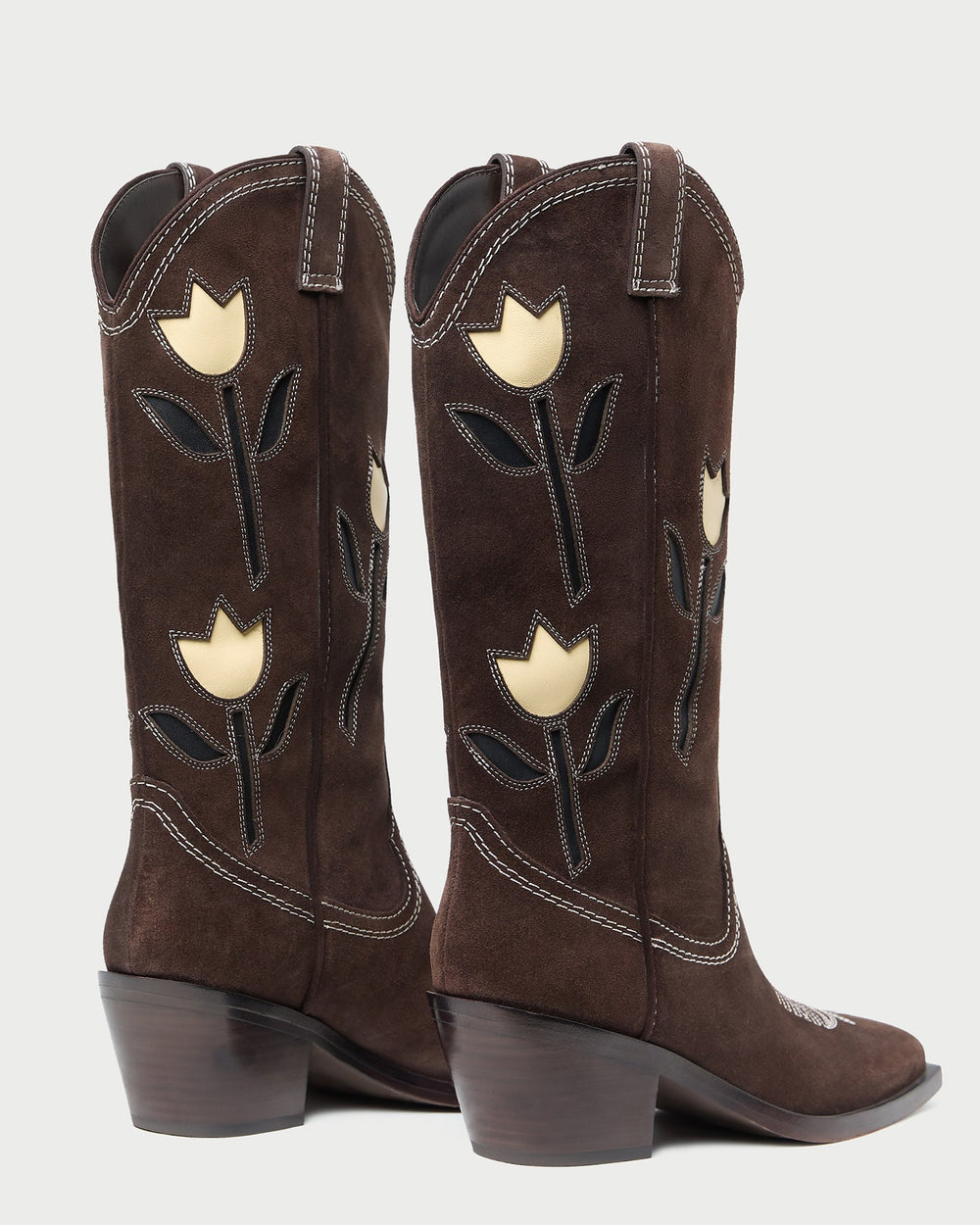 Loeffler Randall Women / Wilder Brown Suede Tulip Boot