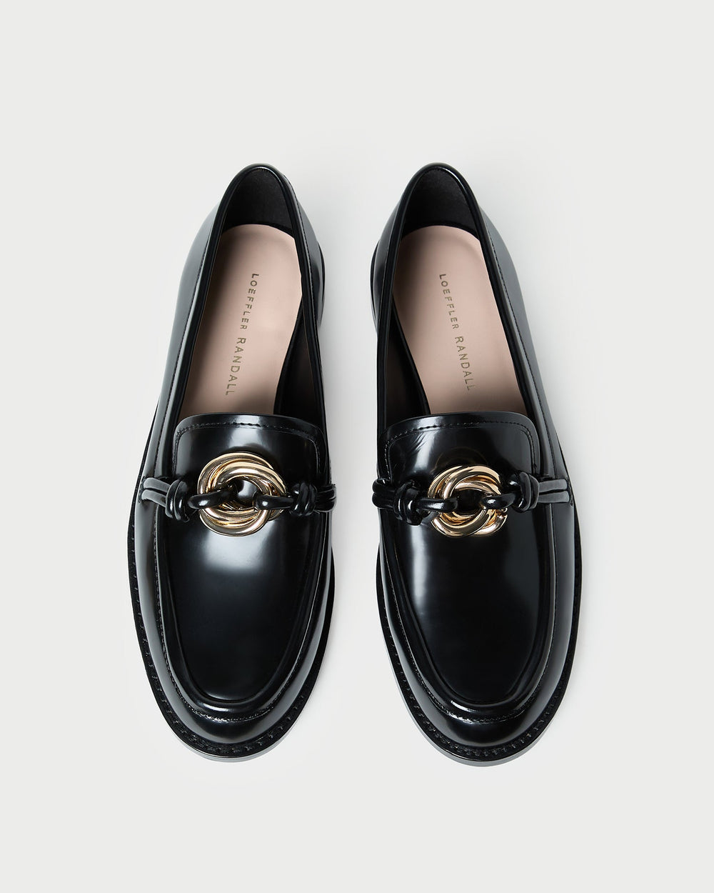 Loeffler Randall Women / Roma Black Leather Loafer