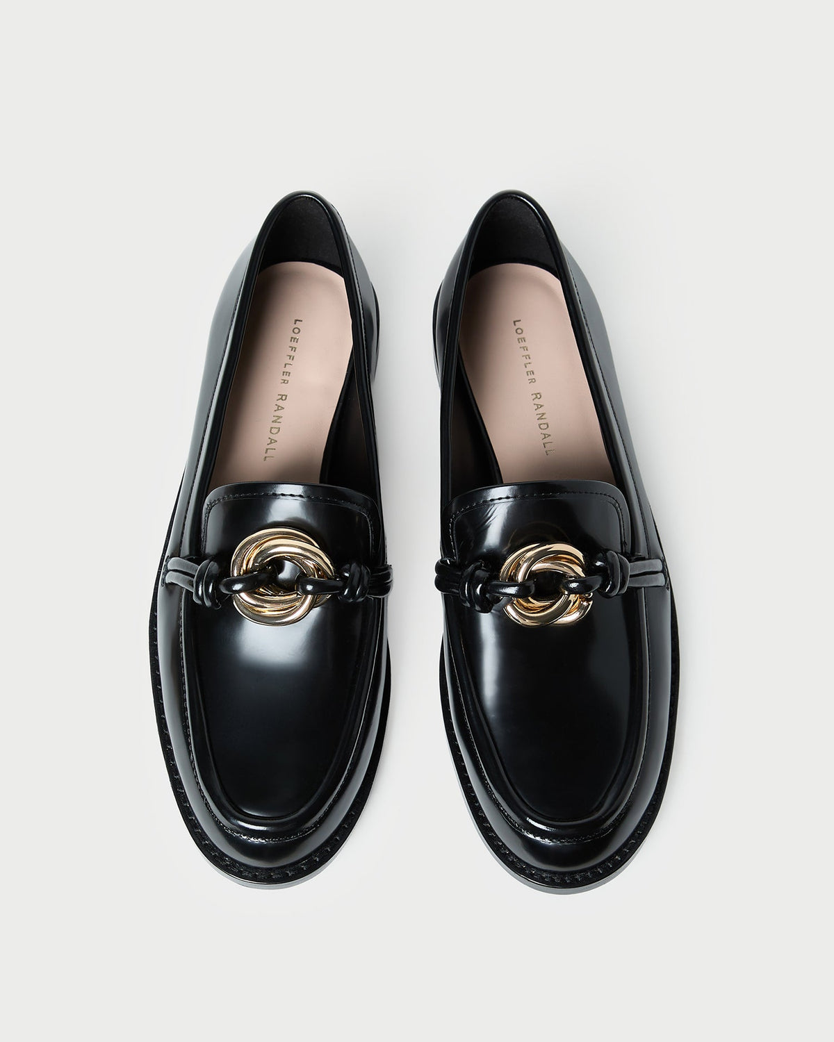 Loeffler Randall Women / Roma Black Leather Loafer