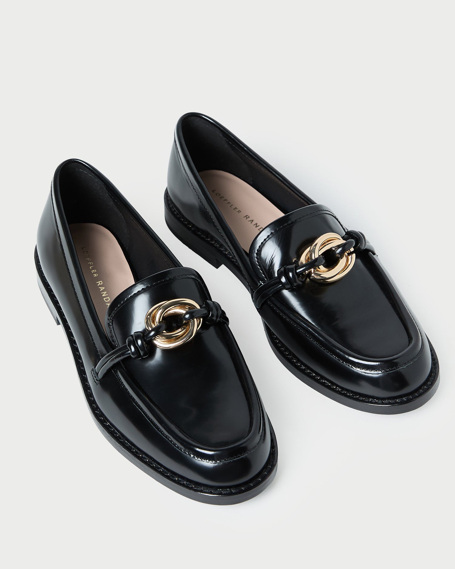 Loeffler Randall Women / Roma Black Leather Loafer