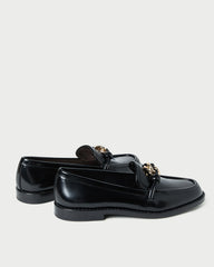 Loeffler Randall Women / Roma Black Leather Loafer