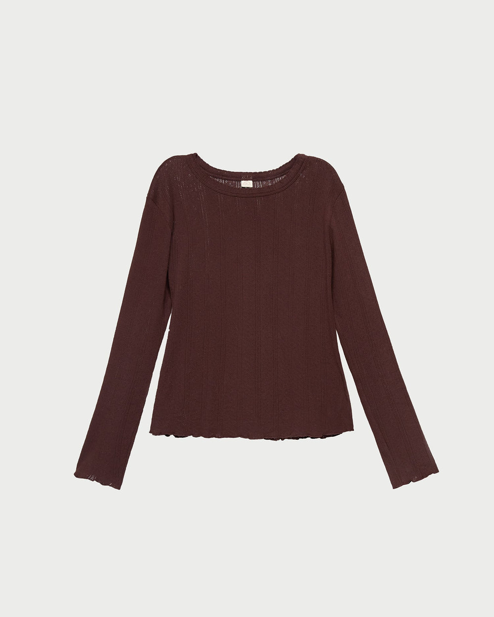 Loeffler Randall Women / Lolo Pointelle Long-Sleeve Tee
