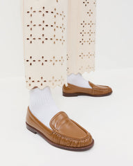 Loeffler Randall Women / Lucille Safari Leather Loafer