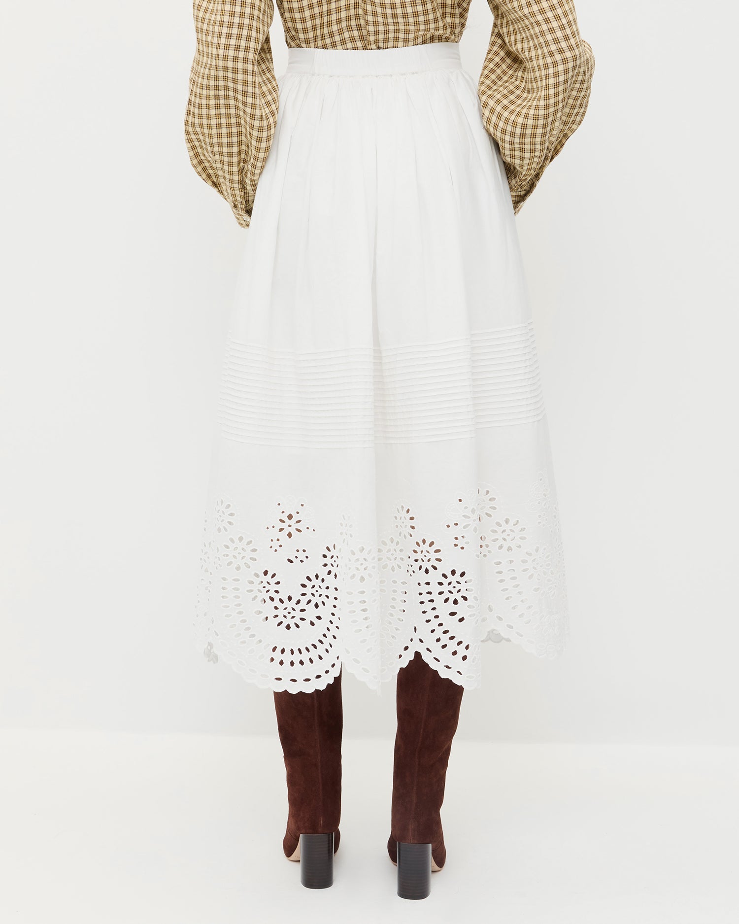 Loeffler Randall Women / Tinsley Broderie Skirt