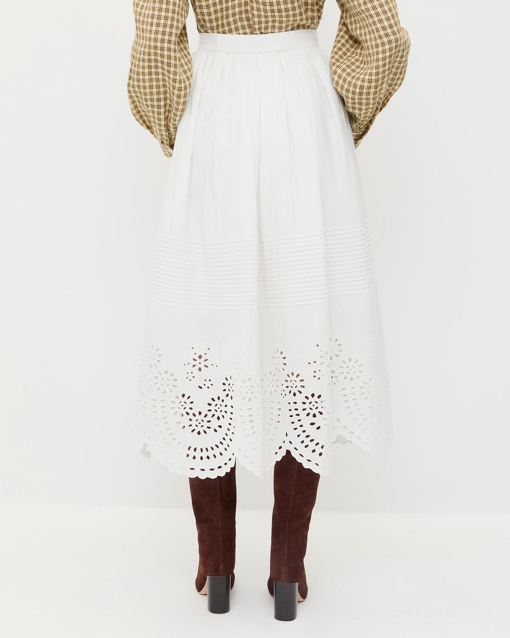 Loeffler Randall Women / Tinsley Broderie Skirt