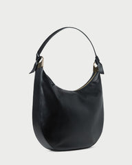 Loeffler Randall Women / Morgan Black Leather Shoulder Bag