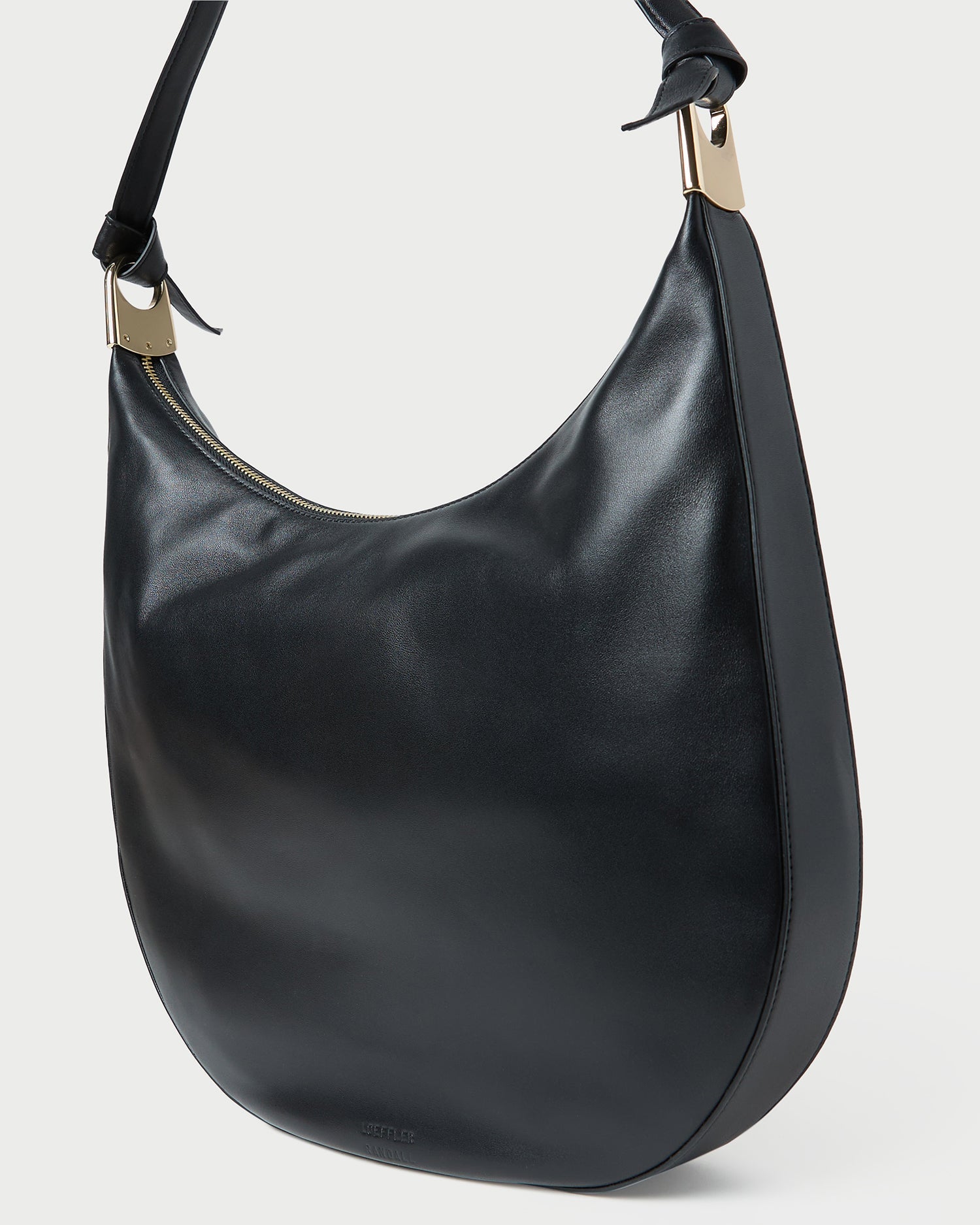 Loeffler Randall Women / Morgan Black Leather Shoulder Bag
