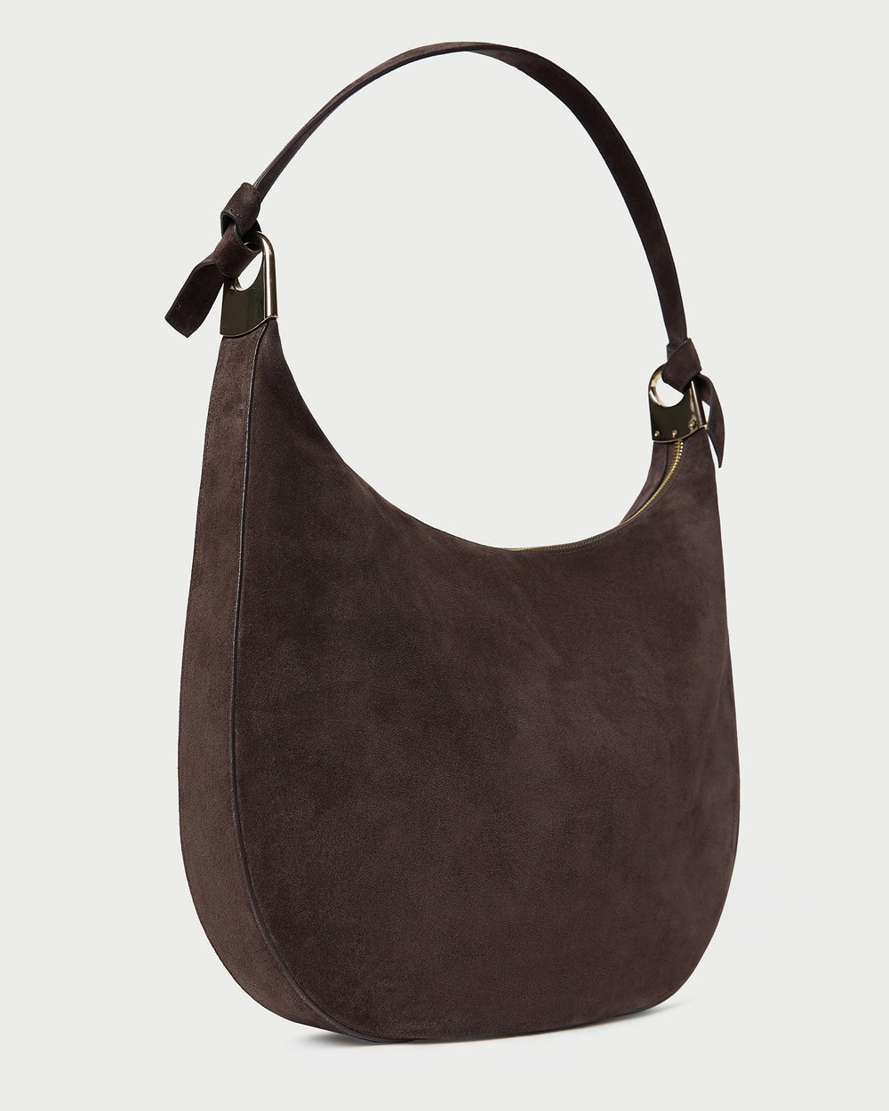 Loeffler Randall Women / Morgan Brown Suede Shoulder Bag