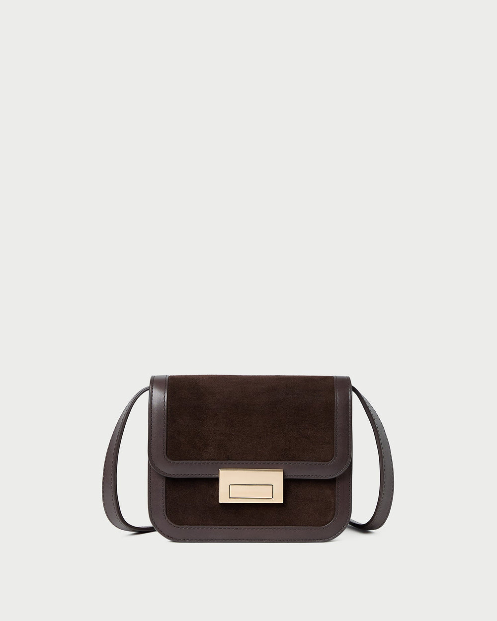 Loeffler Randall Women / Desi Brown Suede Crossbody