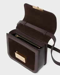 Loeffler Randall Women / Desi Brown Suede Crossbody