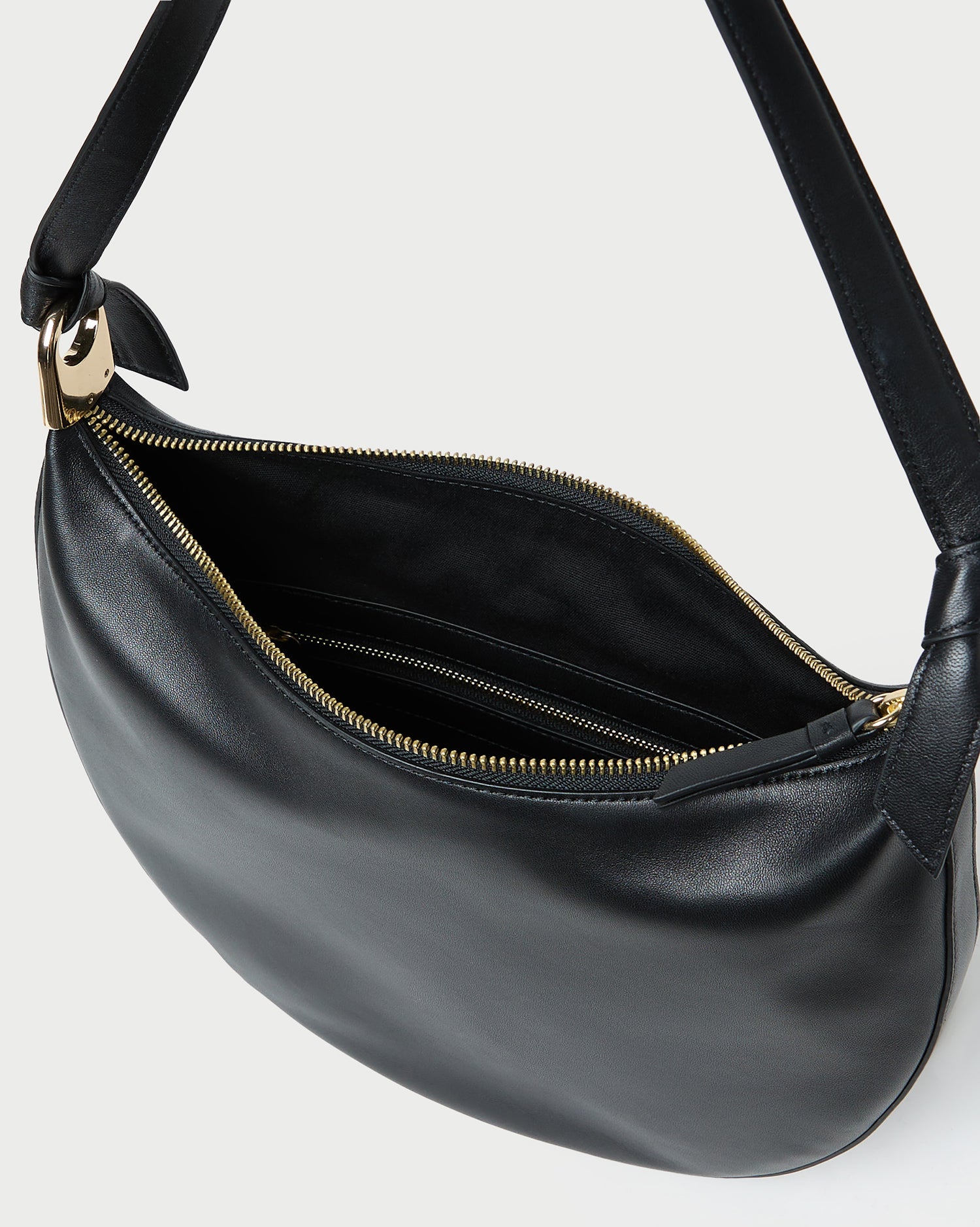 Loeffler Randall Women / Harlow Black Leather Shoulder Bag