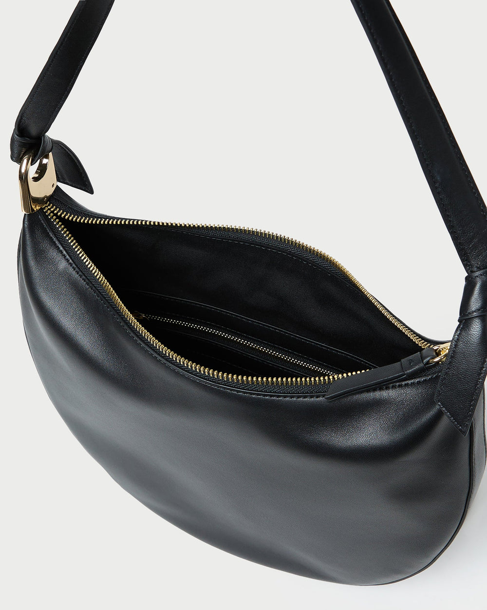 Loeffler Randall Women / Harlow Black Leather Shoulder Bag