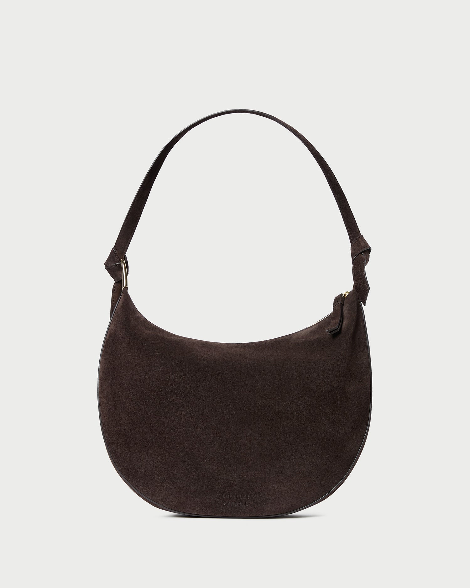 Loeffler Randall Women / Harlow Brown Suede Shoulder Bag