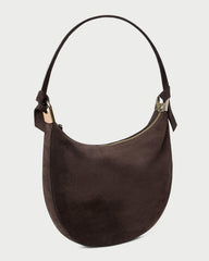 Loeffler Randall Women / Harlow Brown Suede Shoulder Bag