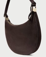 Loeffler Randall Women / Harlow Brown Suede Shoulder Bag